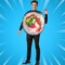 Get Real Sushi Roll Adult Costume Funny Food Tunic Photo Print Halloween Party Outfit